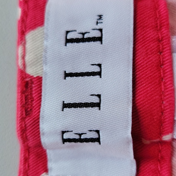 Elle Hot Pink Shorts with White Flamingo Print Size 4 - Picture 12 of 15